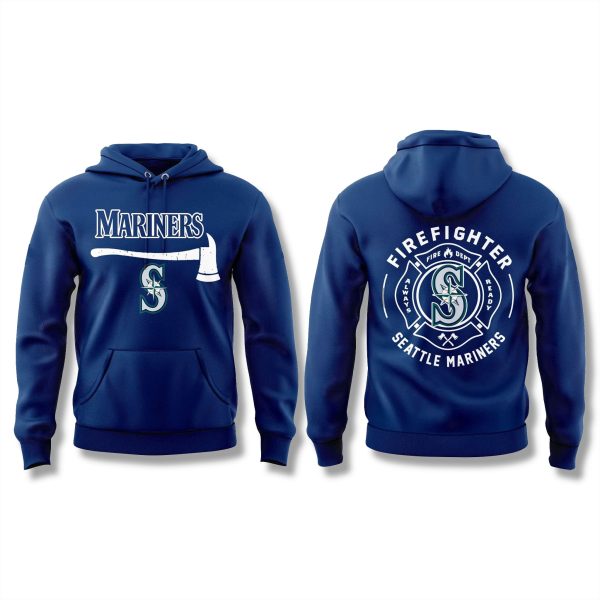 Seattle Mariners Firefighter Appreciation Month Hoodie 2025 1