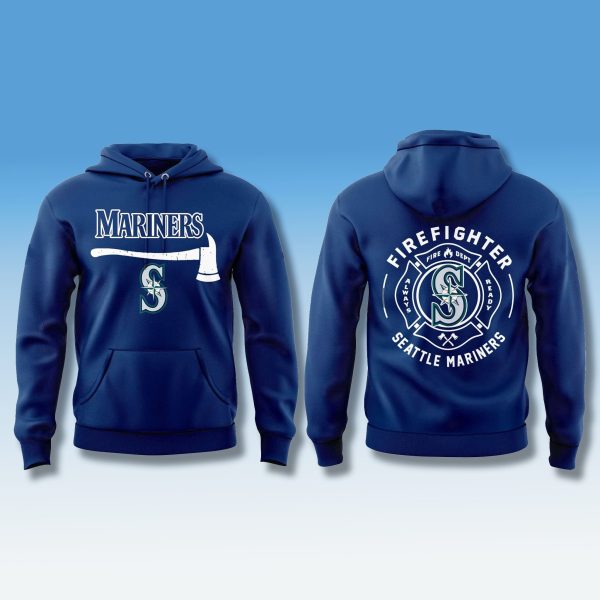 Seattle Mariners Firefighter Appreciation Month Hoodie 2025