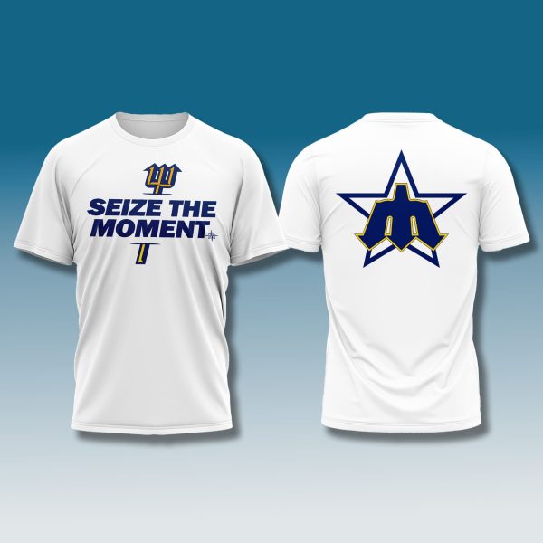 Seattle Mariners Seize The Moment 2025 T Shirt 3