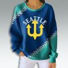 Seattle Mariners Waffle Sweater 2