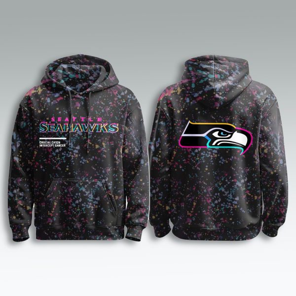Seattle Seahawks Crucial Catch 2025 Hoodie 2