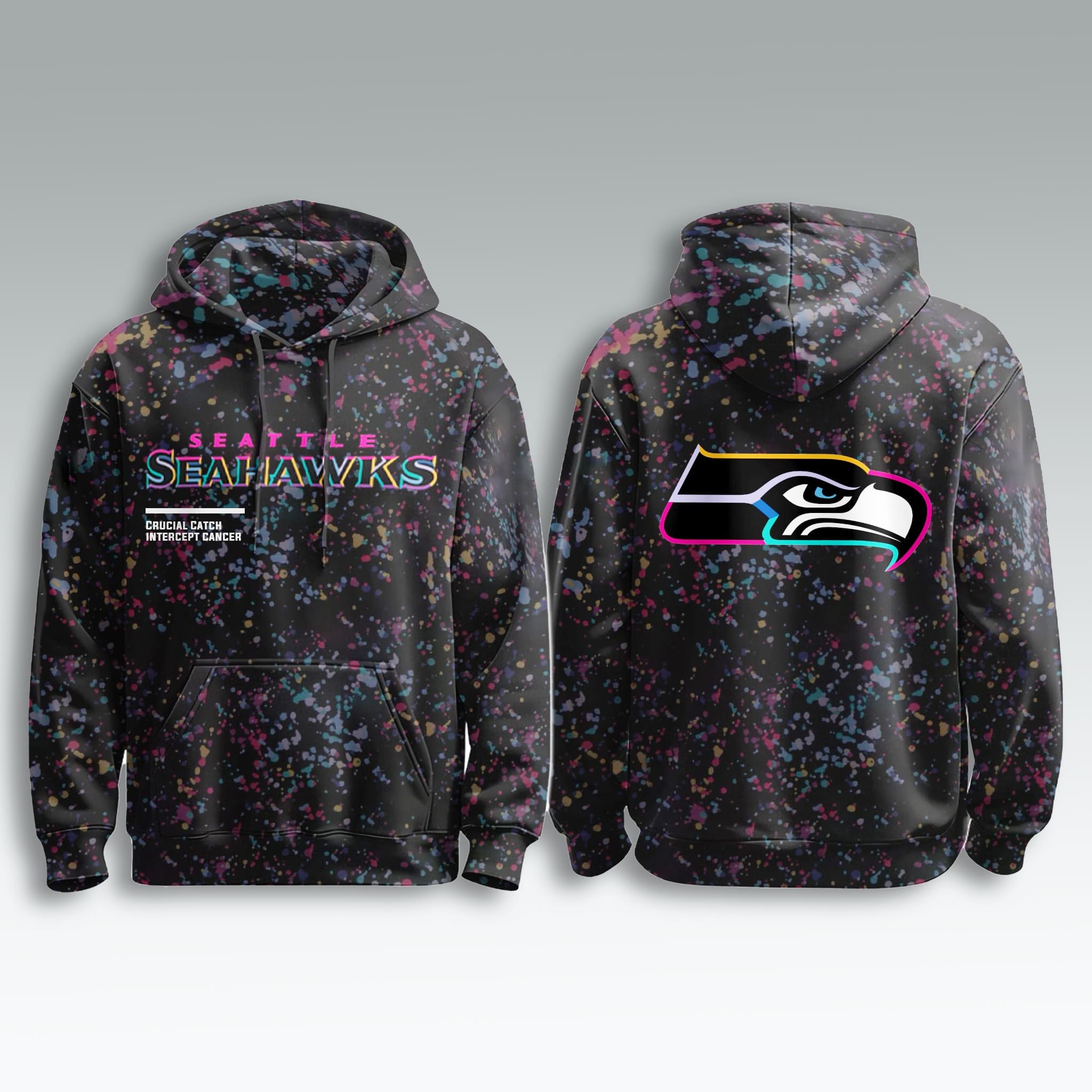 Seahawks Crucial Catch 2025 Hoodie 2 Seattle Seahawks Crucial Catch 2025 Hoodie 2