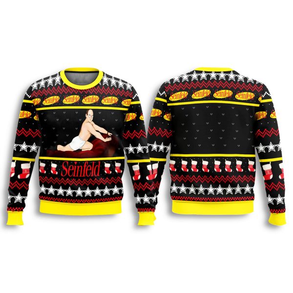 Seinfield George Costanza Ugly Christmas Sweater 3