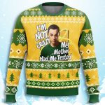 Sheldon Cooper I'm Not Crazy Ugly Christmas Sweater