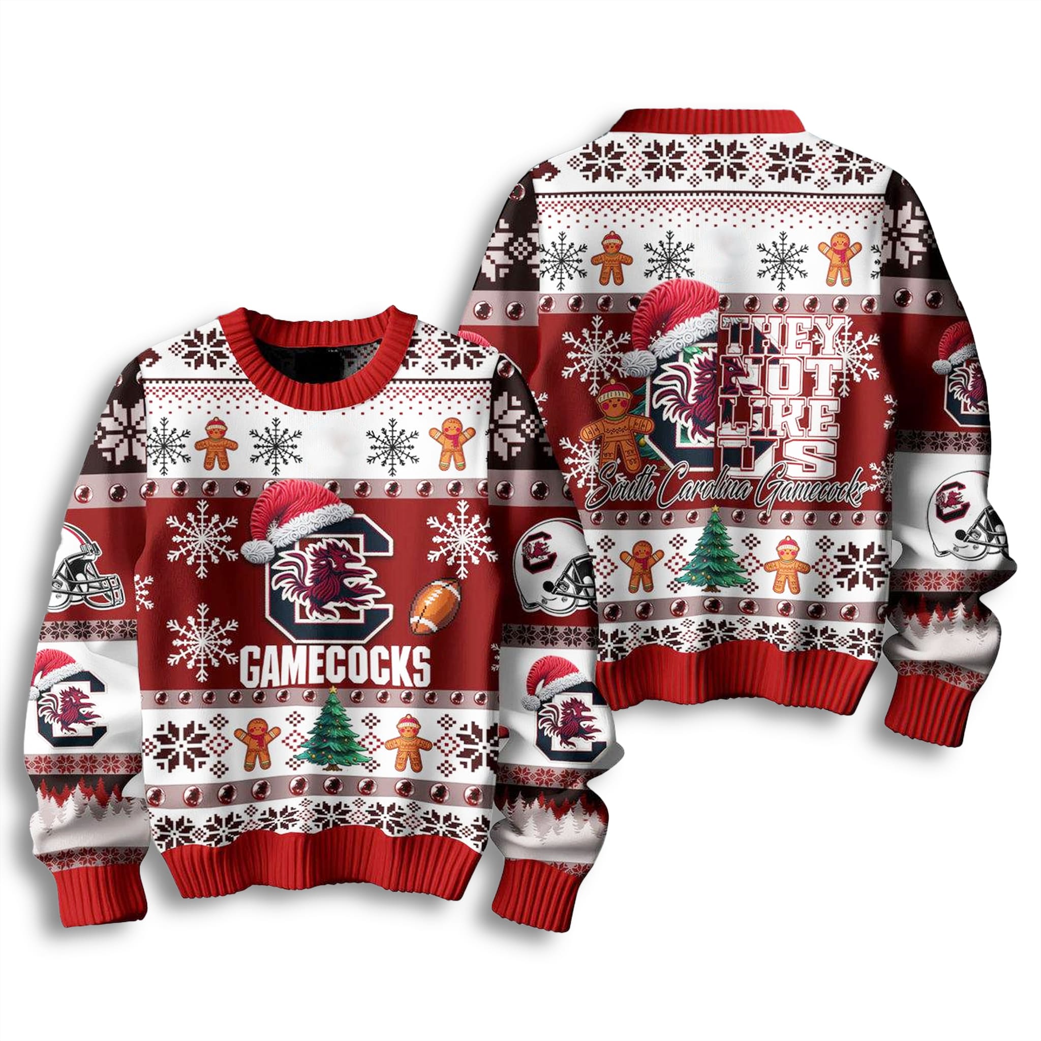 South Carolina Gamecocks They Not Like Us Ugly Sweater 2 South Carolina Gamecocks They Not Like Us Ugly Sweater 3