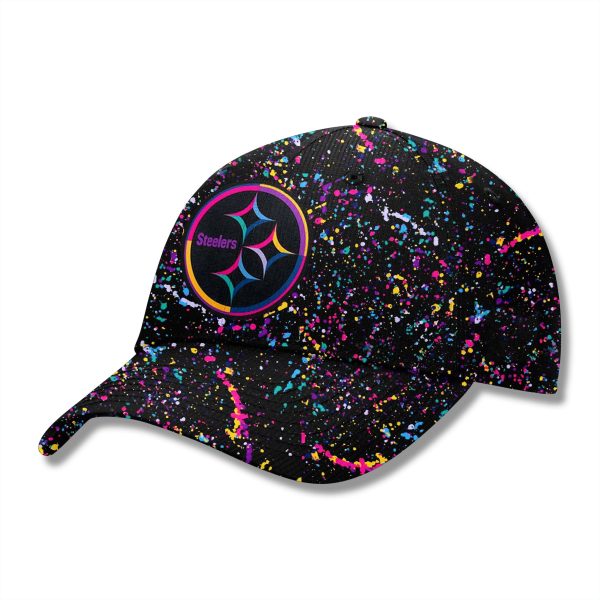 Steelers Crucial Catch Intercept Cancer 2025 Hat