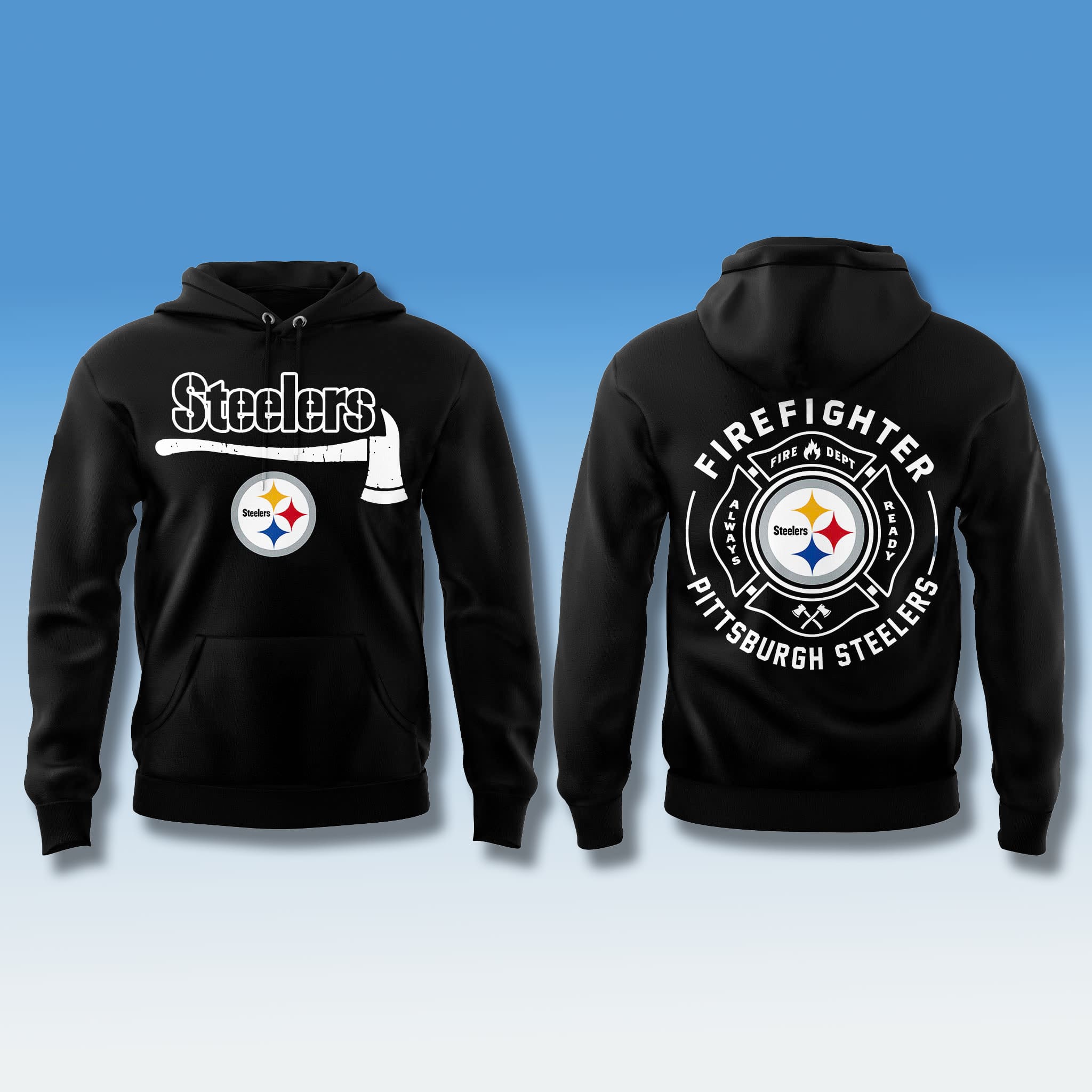 Steelers Firefighter Appreciation Day 2025 Hoodie 1 Steelers Firefighter Appreciation Day 2025 Hoodie 1