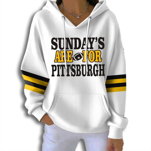 Steelers Sundays Are For Pittsburgh Waffle Hoodie