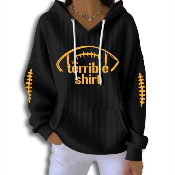 Steelers The Terrible Shirt Waffle Hoodie 2