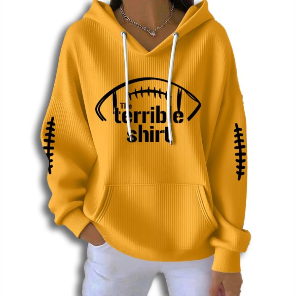 Steelers The Terrible Shirt Waffle Hoodie