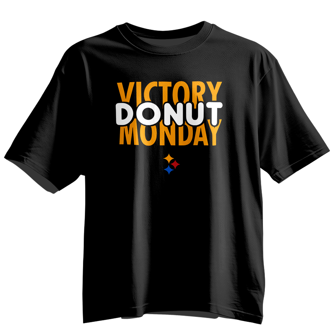 Steelers Victory Donut Monday Shirt 4 Steelers Victory Donut Monday Shirt 4