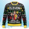 Stranger Things Eleven Days Of Christmas Ugly Sweater