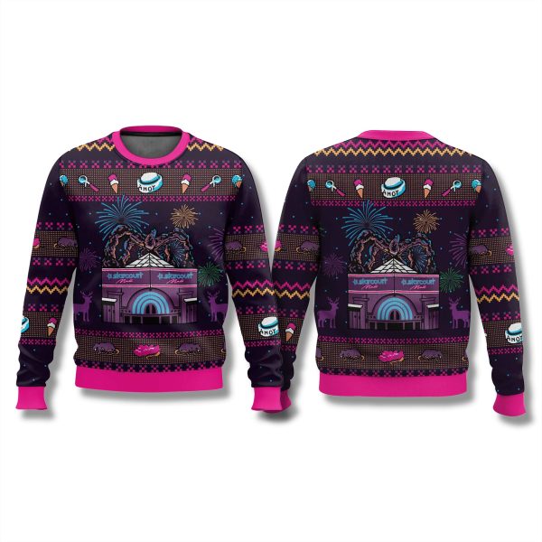 Stranger Things Starcourt Mall Ugly Christmas Sweater 1