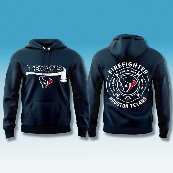 Texans Firefighter Appreciation Month 2025 Hoodie