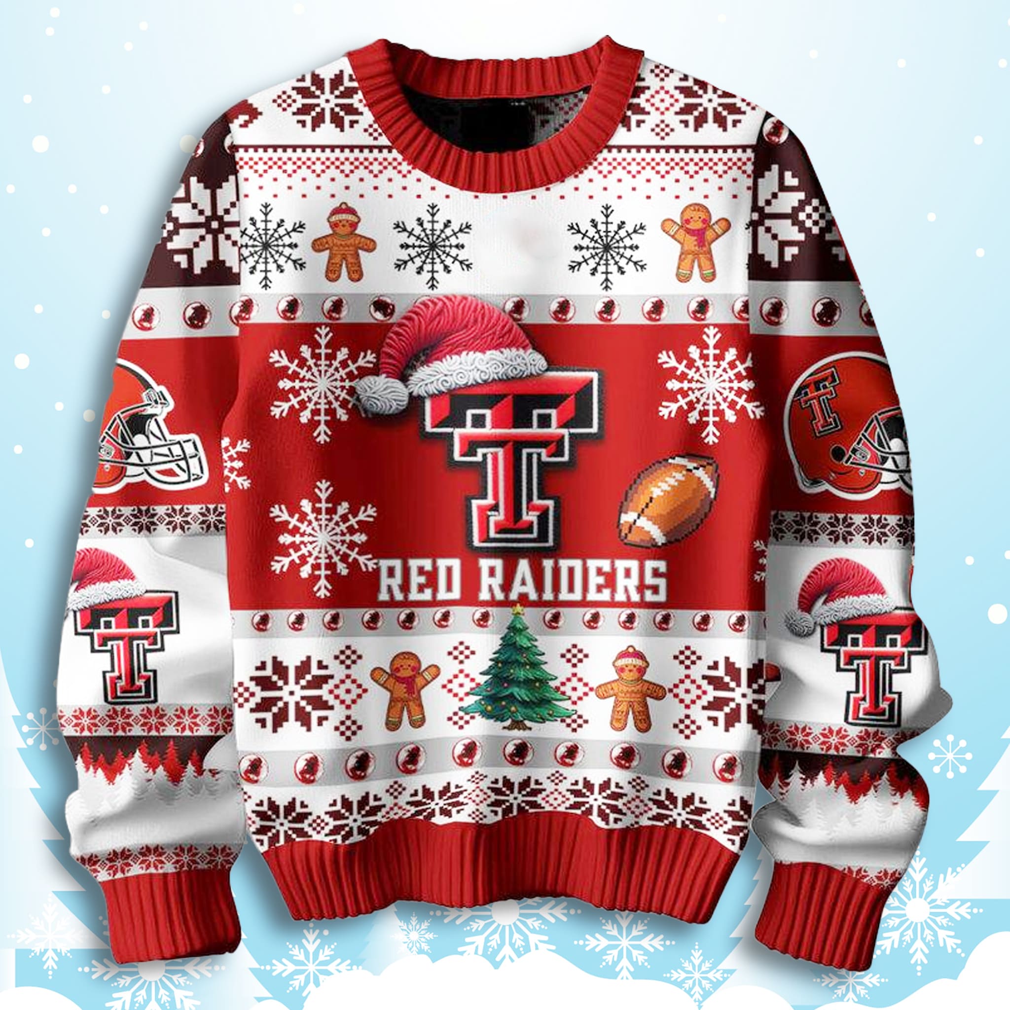 Texas Tech Red Raiders They Not Like Us Ugly Sweater 3 Texas Tech Red Raiders They Not Like Us Ugly Sweater