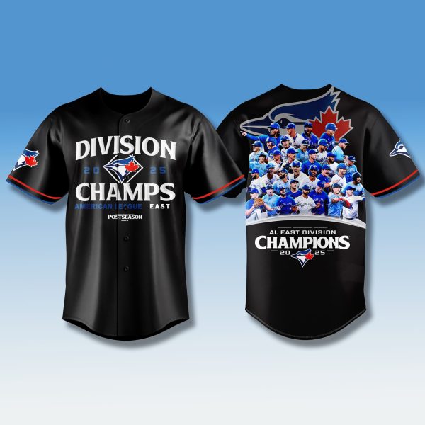 Toronto Blue Jays AL East Division Team Jersey 2025 1