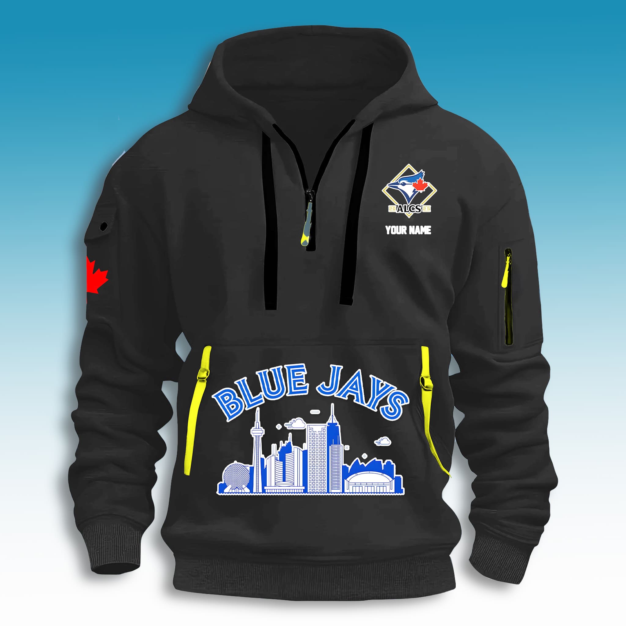 Toronto Blue Jays ALCS Champions Zip Hoodie 2 Toronto Blue Jays ALCS Champions Zip Hoodie 2