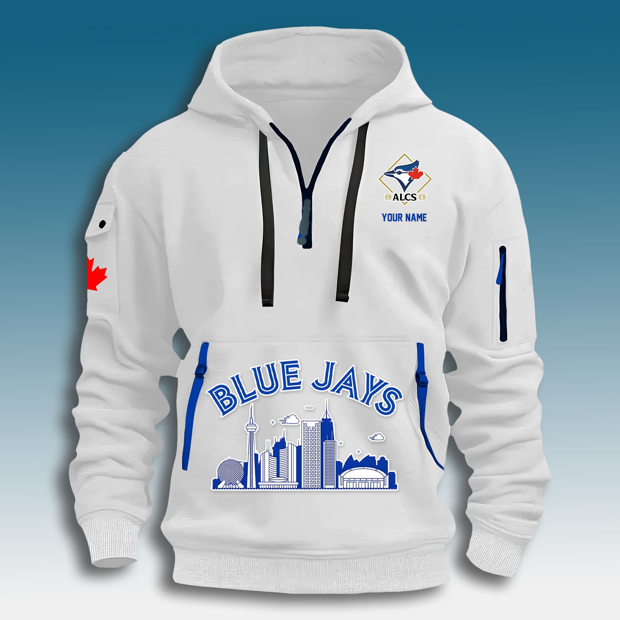 Blue Jays ALCS Champions Zip Hoodie 2 Toronto Blue Jays ALCS Champions Zip Hoodie 3