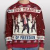 Trump 250 Years Of Freedom Ugly Christmas Sweater 3