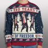 Trump 250 Years Of Freedom Ugly Christmas Sweater 4