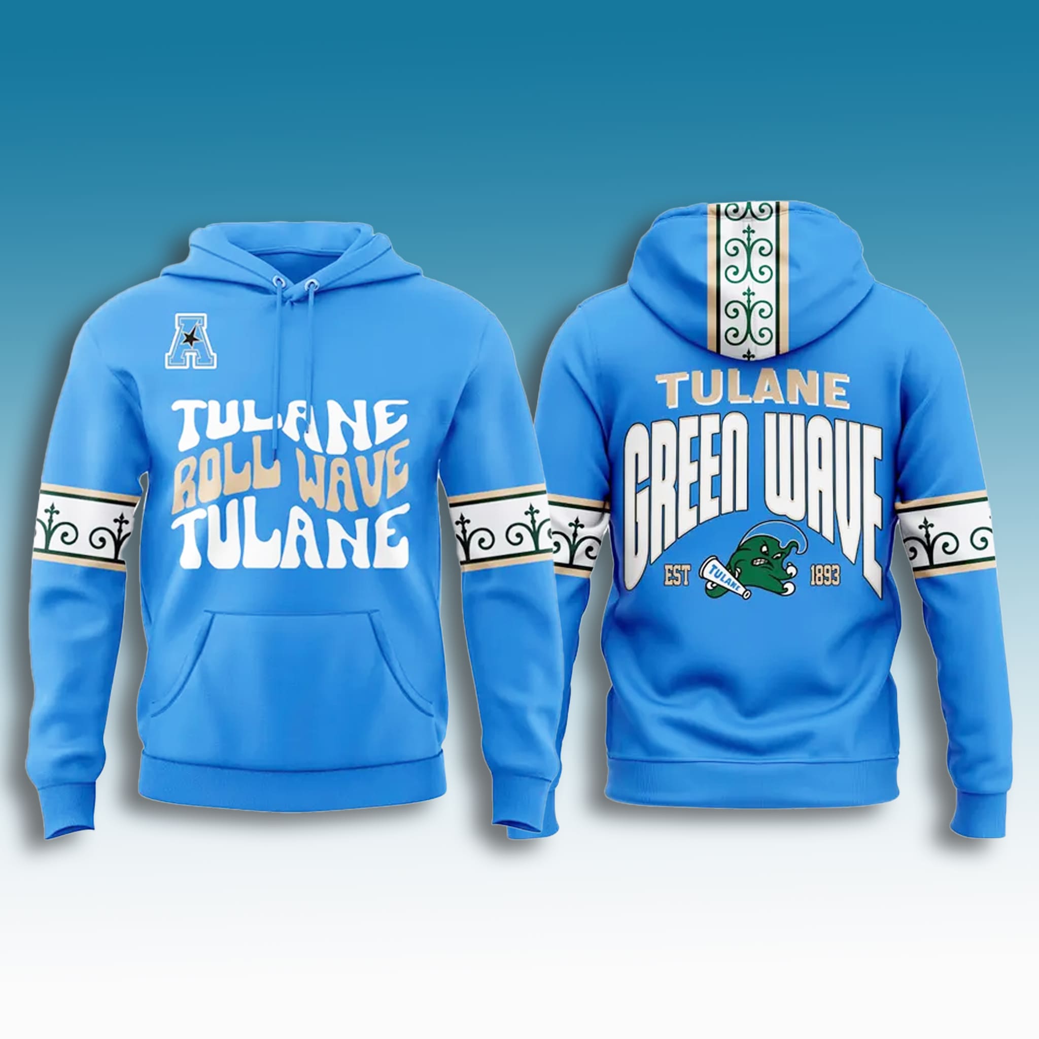 Tulane Green Wave City Edition 2025 Hoodie Tulane Green Wave City Edition 2025 Hoodie