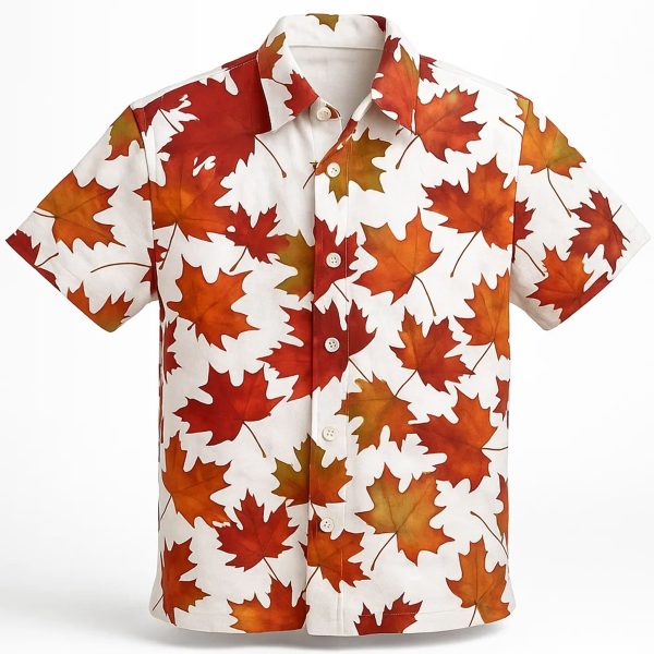Tyler Durden Maple Leaf Hawaiian Shirt 1