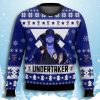 Undertaker Blue Ugly Christmas Sweater