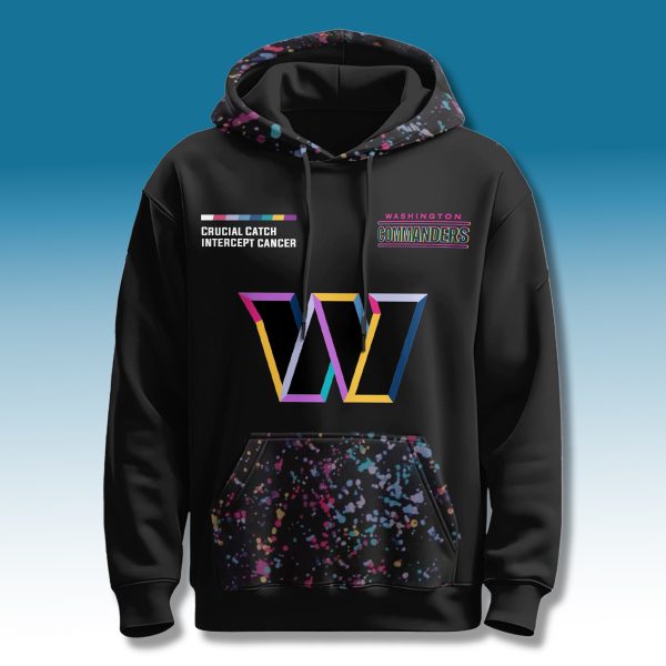 Washington Commanders 2025 Crucial Catch Intercept Cancer Shirt