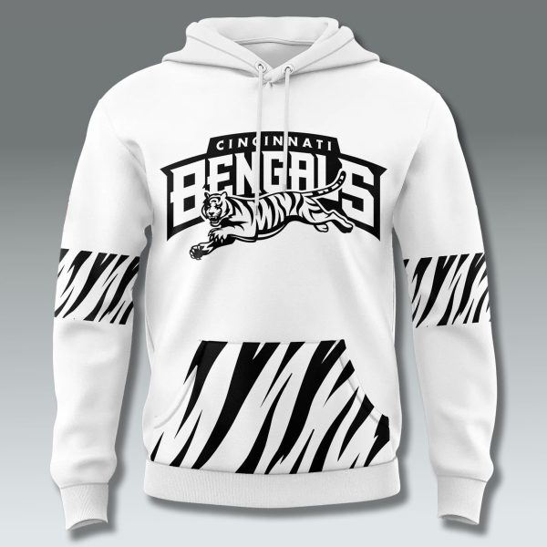 White Bengals Sweatshirt Hoodie 2025