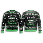 Wicked Everyone Deserves to Fly Ugly Christmas Sweater