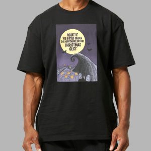 What If We Kissed Under The Nightmare Before Christmas Cliff Shirt 12