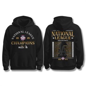 Los Angeles Dodgers NL Champions 2025 Team Shirt 1