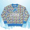 2025 Go Lions Ugly Christmas Sweater 5 2025 Go Lions Ugly Christmas Sweater 1