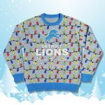 2025 Go Lions Ugly Christmas Sweater
