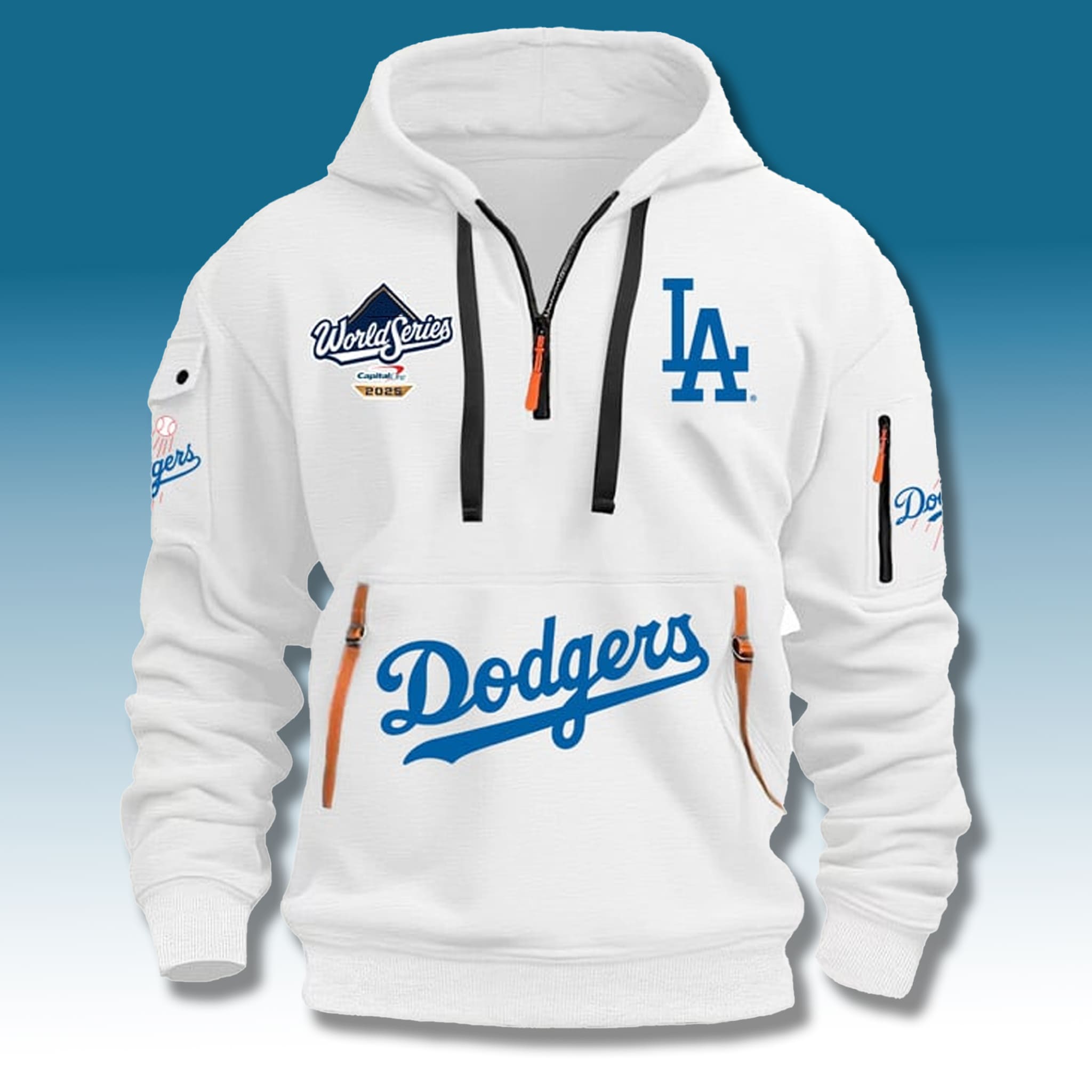2025 LA Dodgers World Series Zip Hoodie 2025 LA Dodgers World Series Zip Hoodie
