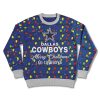 2025 Merry Christmas Go Cowboys Ugly Sweater 3