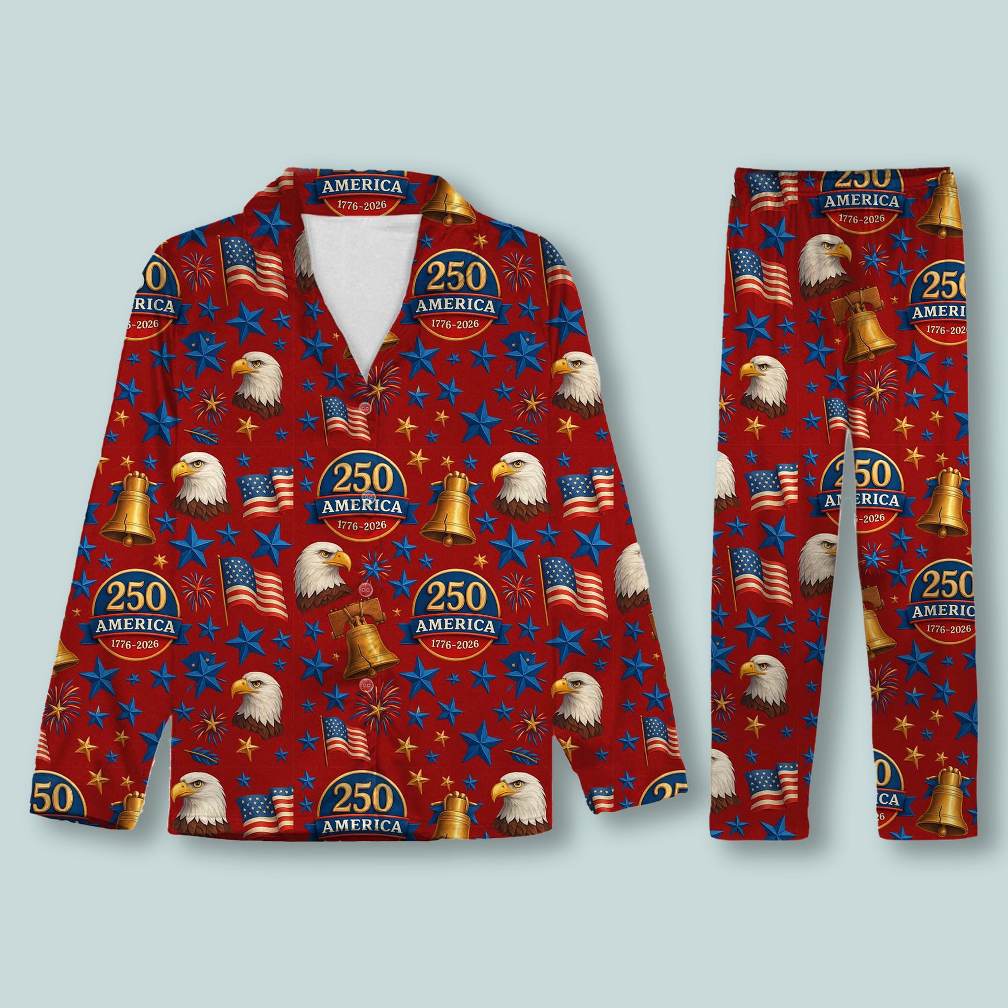 250 Years of America Pajamas Set 2 250 Years of America Pajamas Set 2