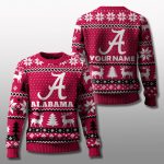 Alabama Crimson Tide Christmas Personalized Ugly Sweater 2025