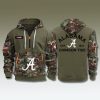 Alabama Crimson Tide Military Camo Quarter Zip Hoodie 2025 2