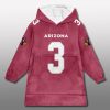 Arizona Cardinals Custom Maroon Blanket Hoodie 2025
