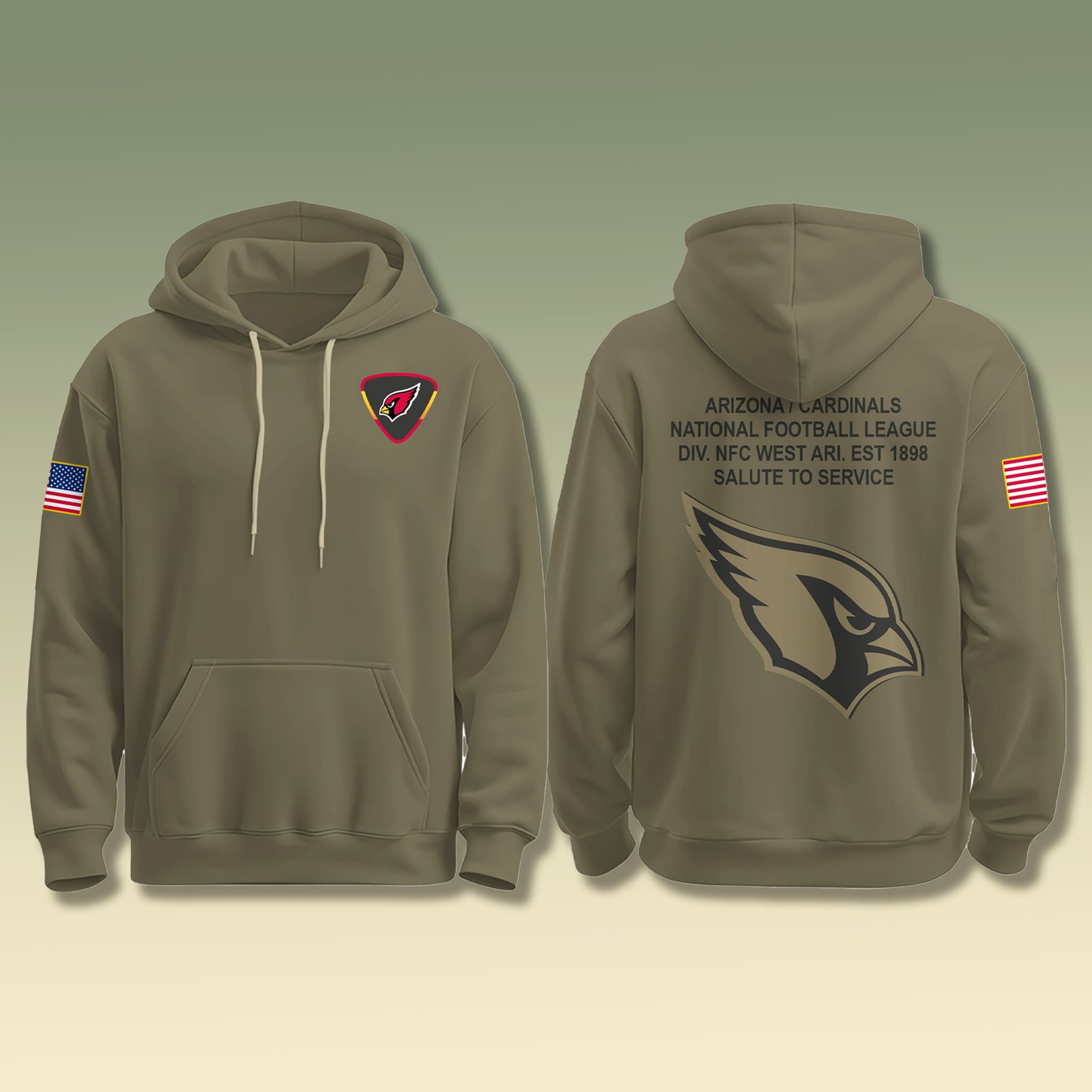 Arizona Cardinals Salute To Service Hoodie 2025 1 Arizona Cardinals Salute To Service Hoodie 2025 1