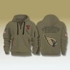 Arizona Cardinals Salute To Service Quarter Zip Hoodie 2025