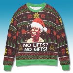 Arnold Schwarzenegger No Lifts No Gifts Ugly Christmas Sweater