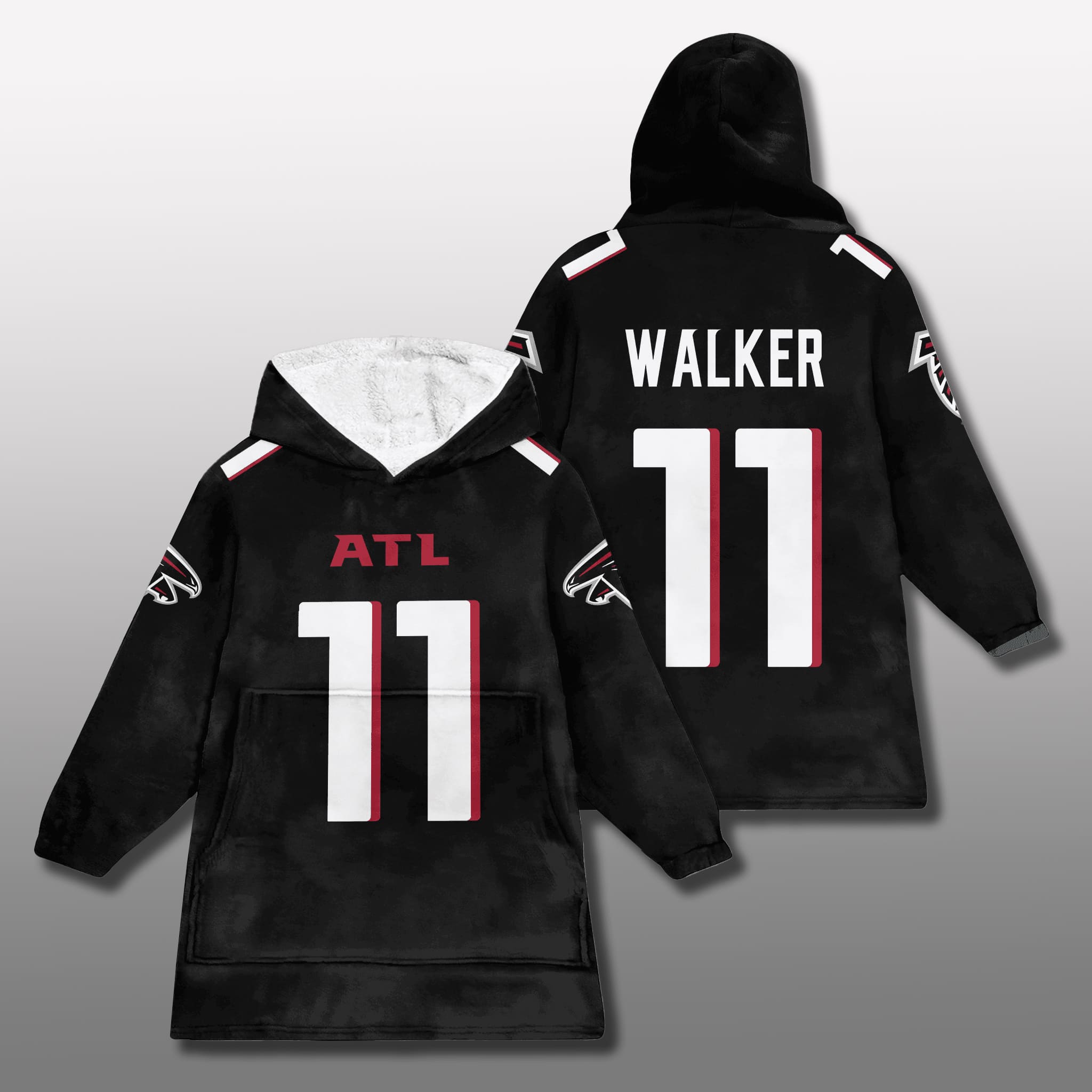 Falcons 2025 Unisex Custom Blanket Hoodie 1 Atlanta Falcons 2025 Unisex Custom Blanket Hoodie 1