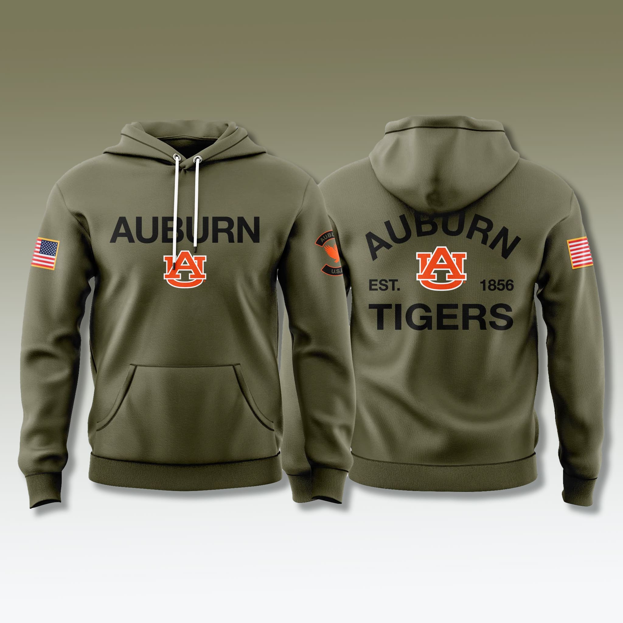 Auburn Tigers 2025 Military Appreciation Hoodie Auburn Tigers 2025 Military Appreciation Hoodie