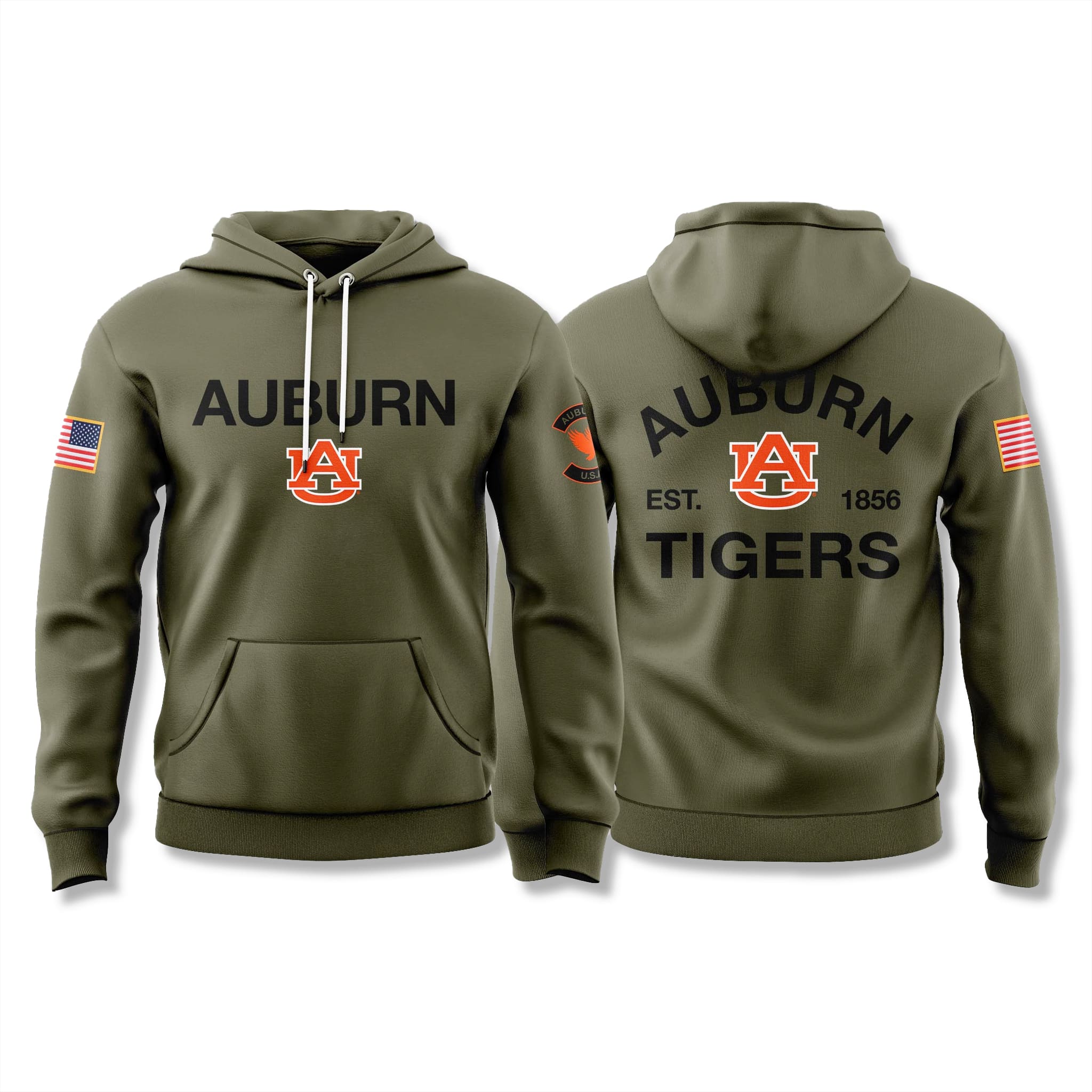 Auburn Tigers 2025 Military Appreciation Hoodie 1 Auburn Tigers 2025 Military Appreciation Hoodie