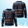 Auburn Tigers Christmas Personalized Ugly Sweater 2025 2