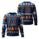 Auburn Tigers Custom Ugly Christmas Sweater 2025
