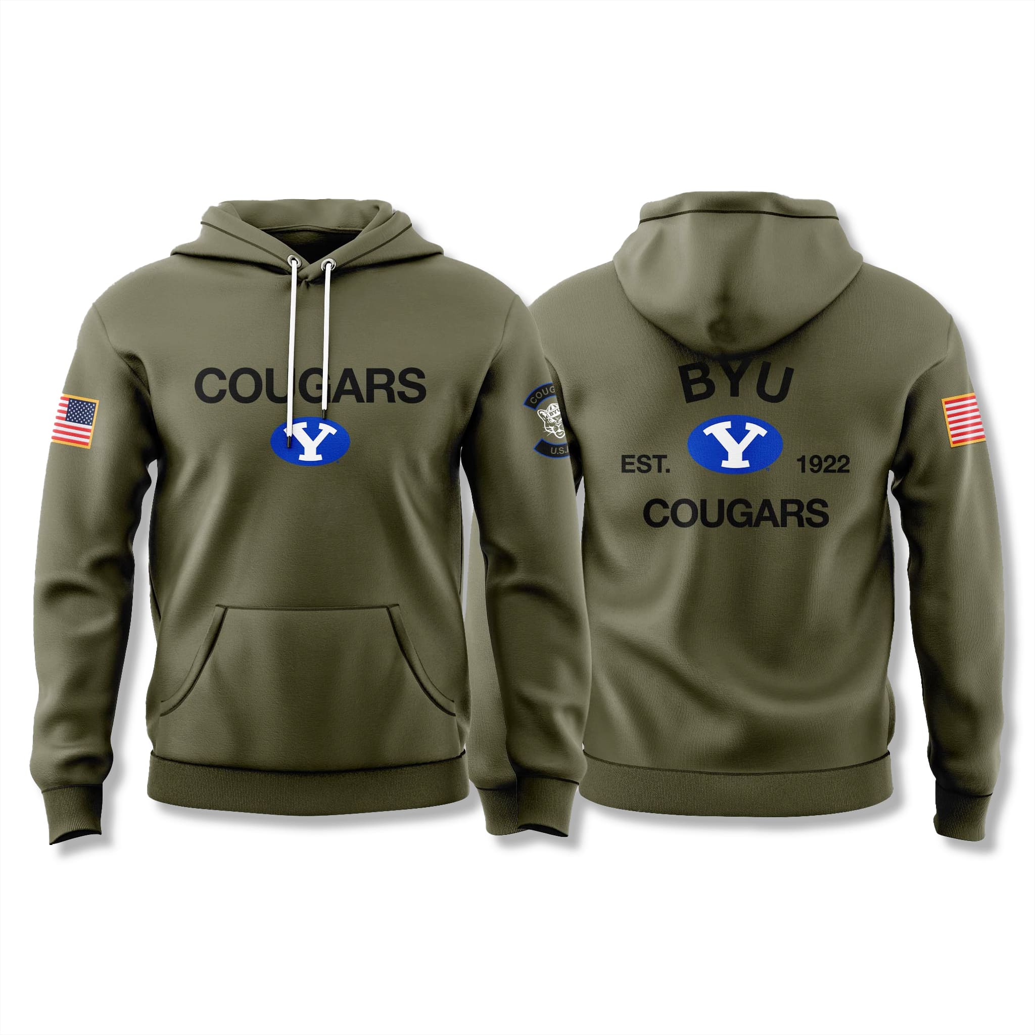 BYU Cougars Military Appreciation 2025 Hoodie 1 BYU Cougars Military Appreciation 2025 Hoodie