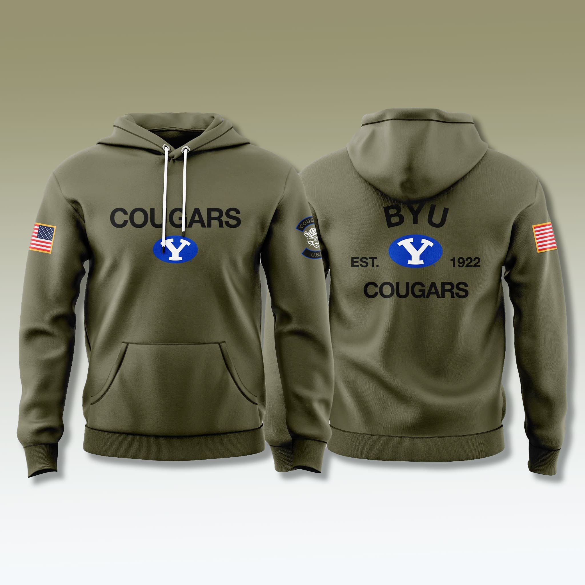 BYU Cougars Military Appreciation 2025 Hoodie BYU Cougars Military Appreciation 2025 Hoodie